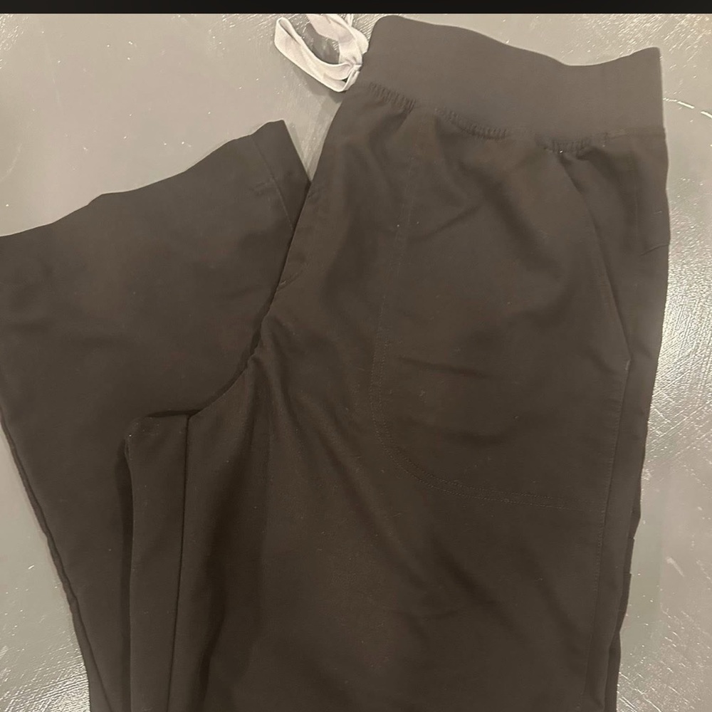 Figs Isabel Wide Leg Pants in Black